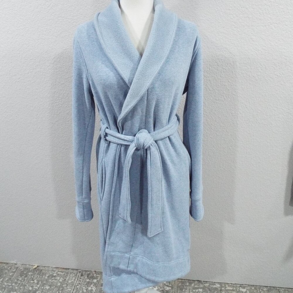 Ugg DUFFIELD ll Women's Midi Belted Robe Fresh Air Heather Color Fleece Cozy Med